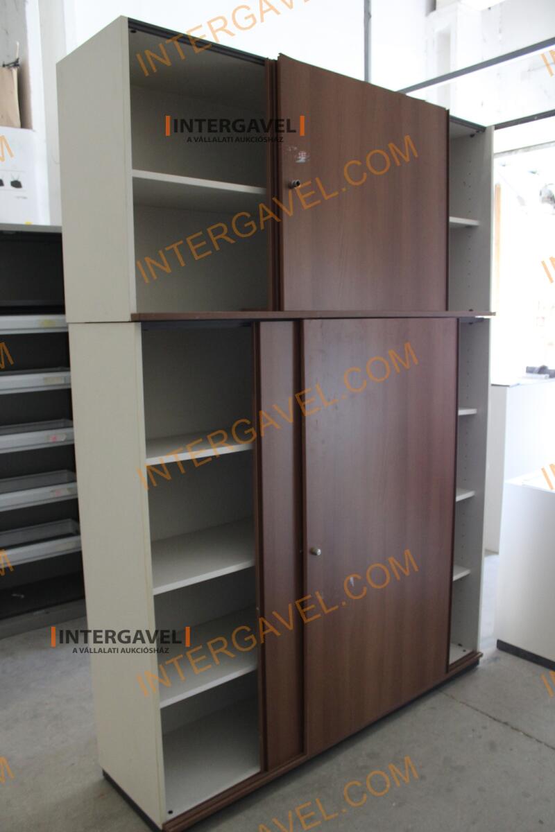 Polcos szekrény (tolóajtós-barna ) 2