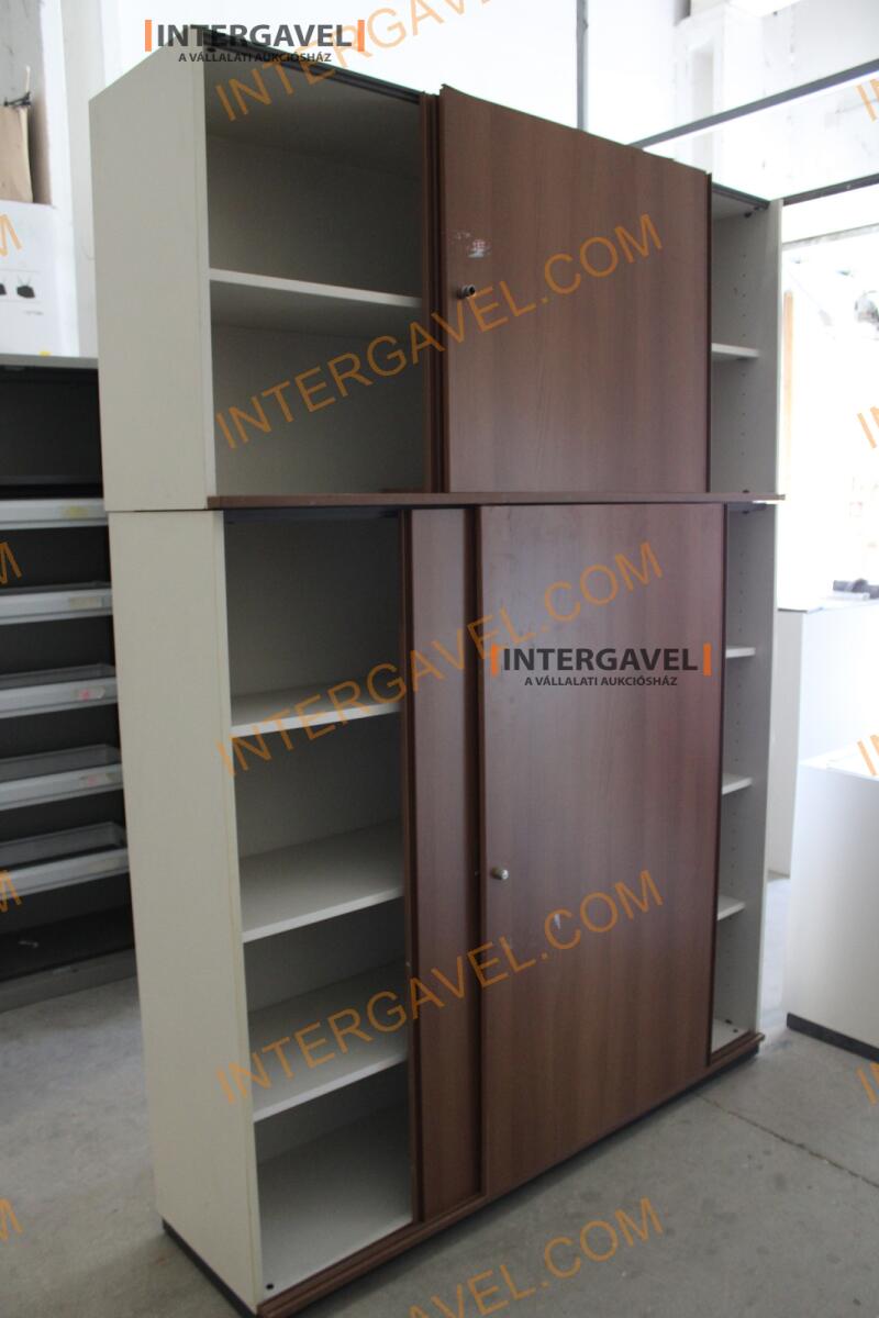 Polcos szekrény (tolóajtós-barna ) 2