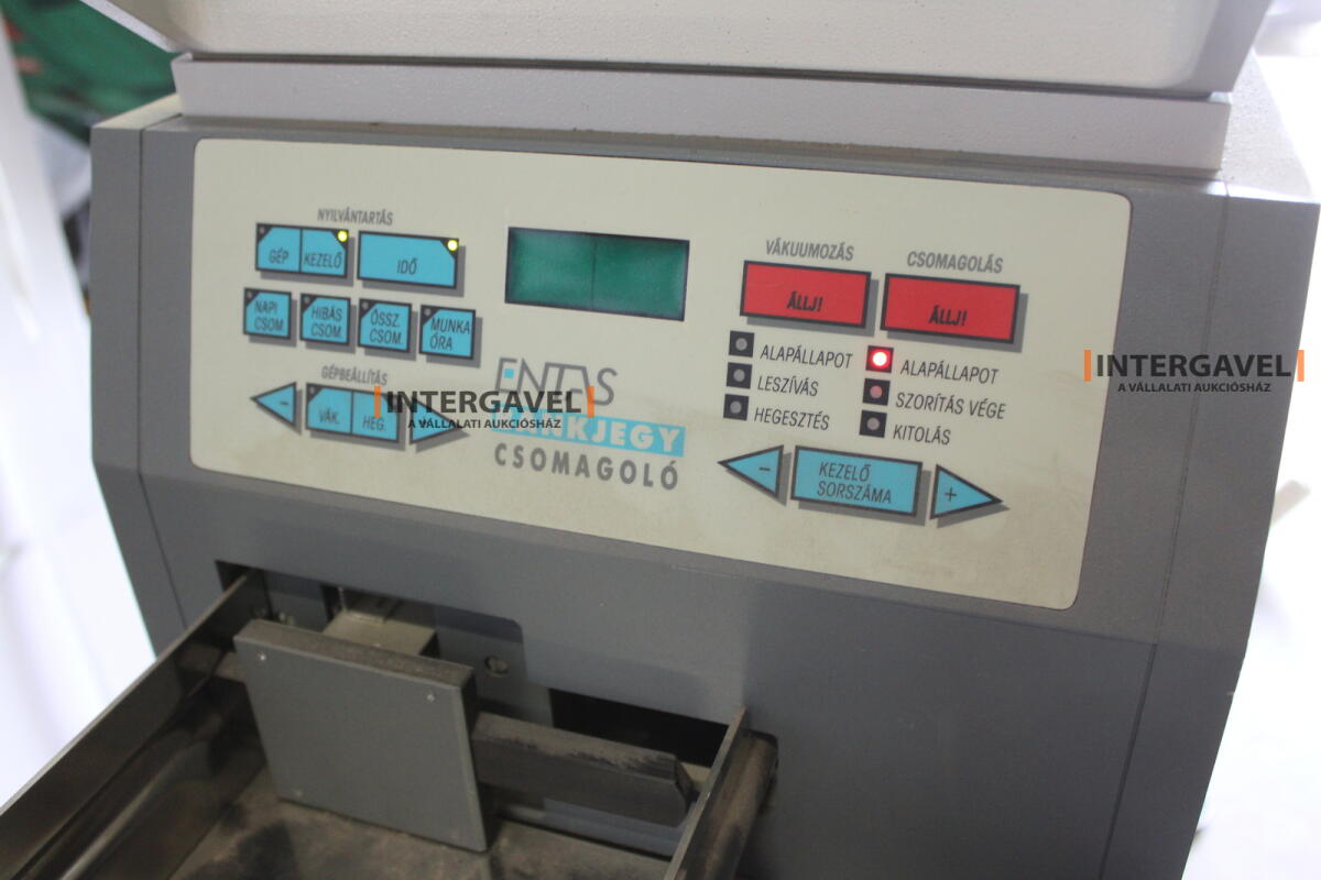 Bankjegycsomagoló gép (Entas MPII) 2