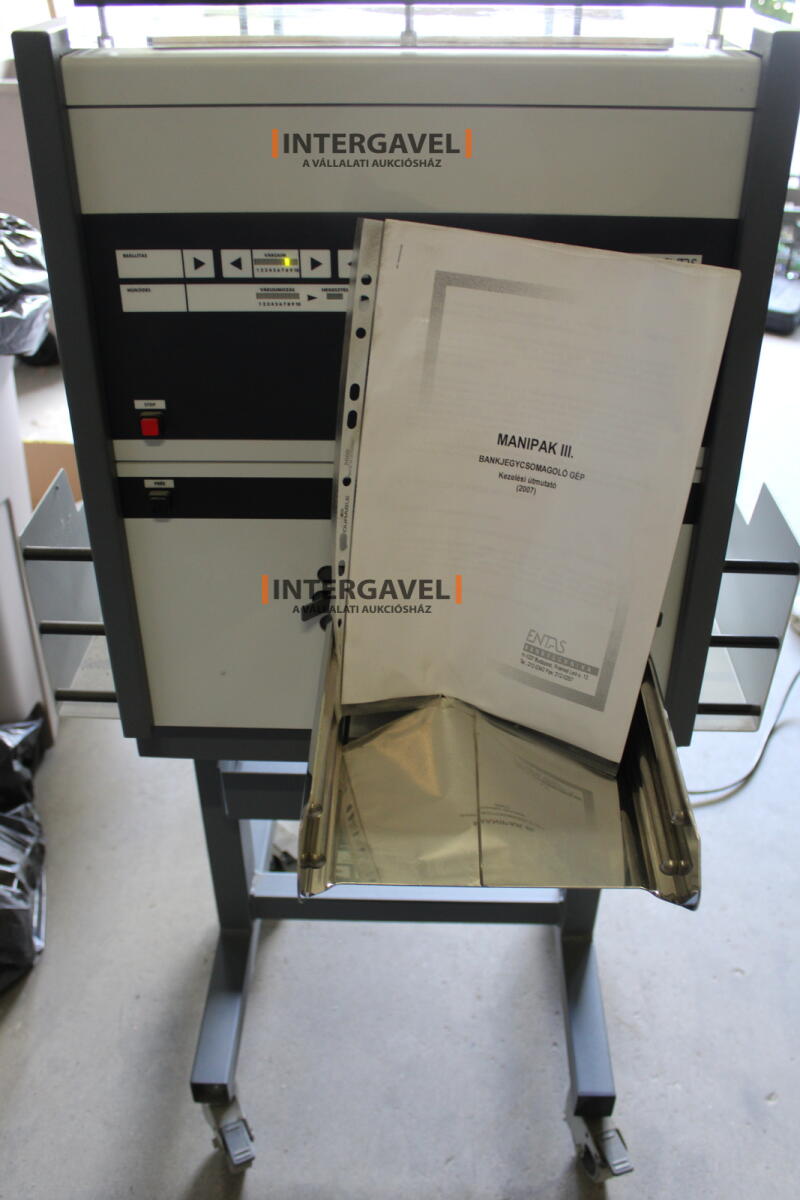 Bankjegycsomagoló gép (Entas Minipak III) 2