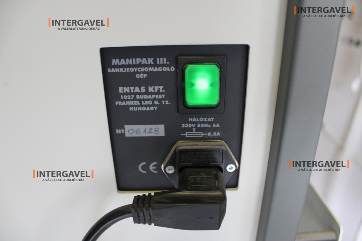 Bankjegycsomagoló gép (Entas Minipak III) 6