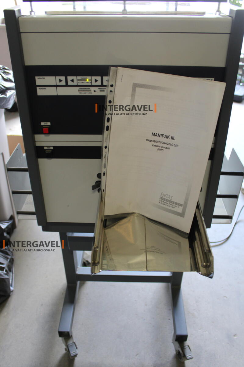 Bankjegycsomagoló gép (Entas Minipak III) 2
