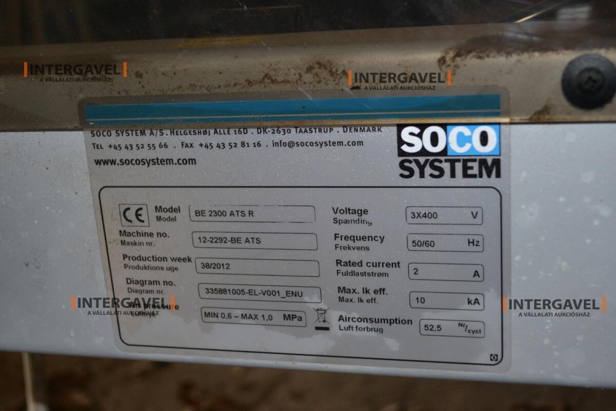 Soco System dobozfelállító gép 7