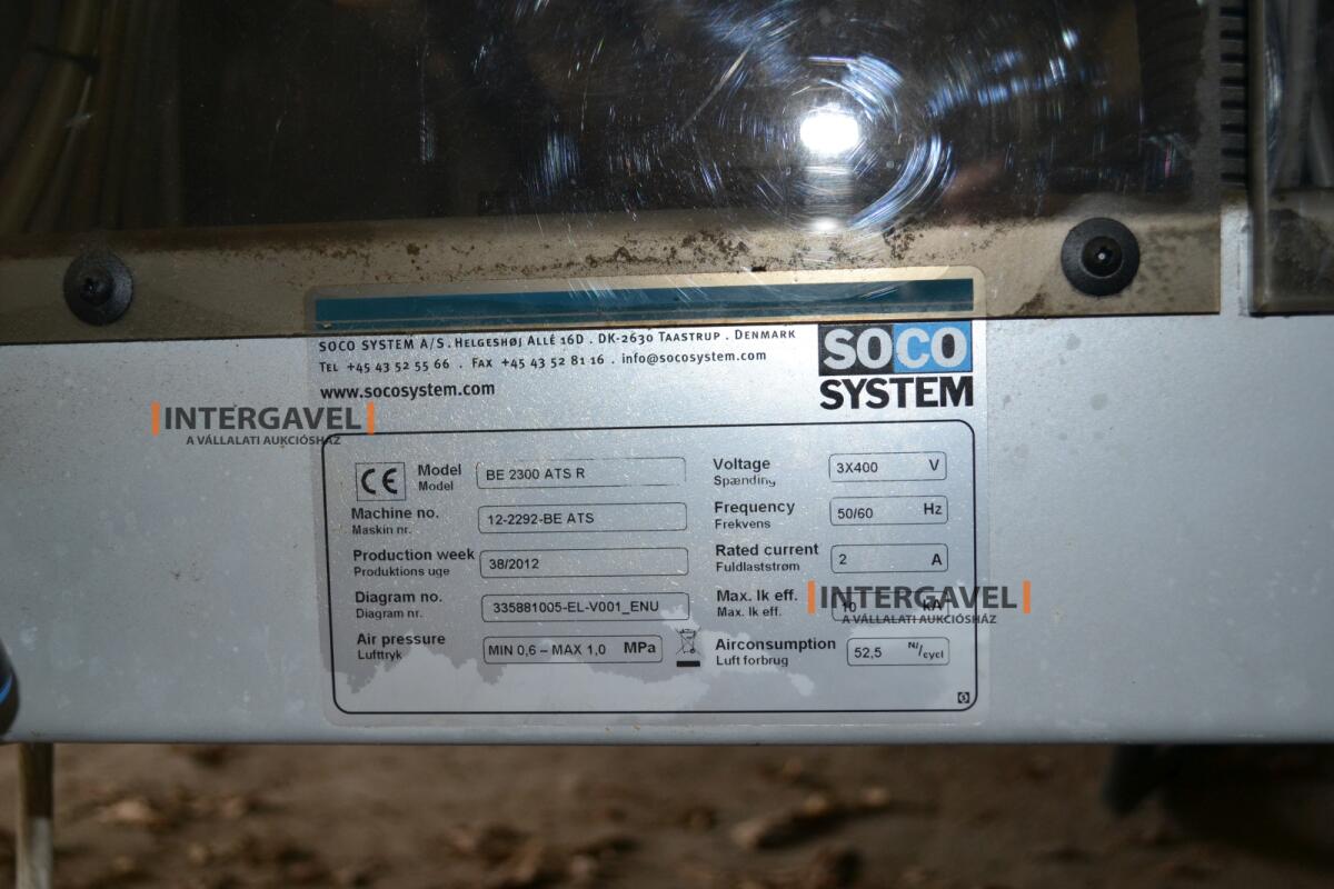 Soco System dobozfelállító gép 9
