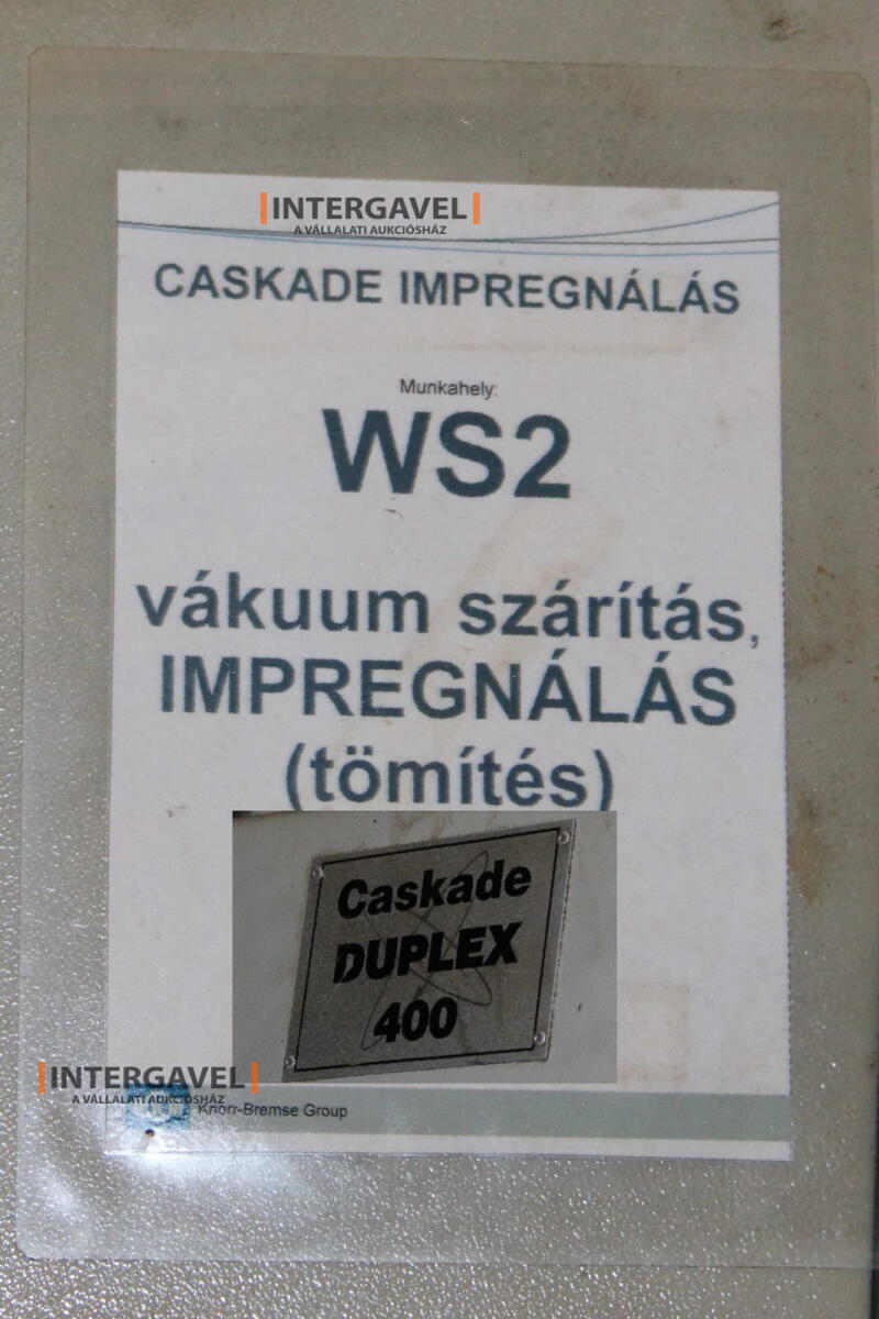 Impregnáló berendezés 2