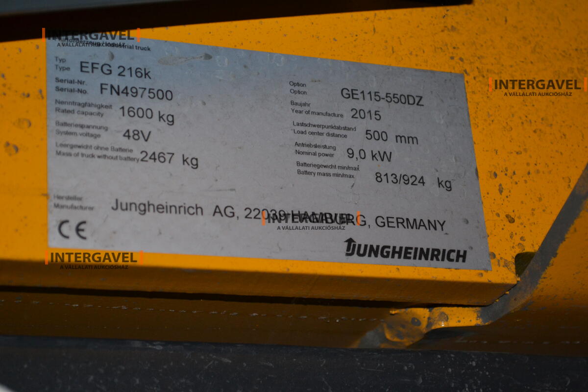 Jungheinrich targonca 11