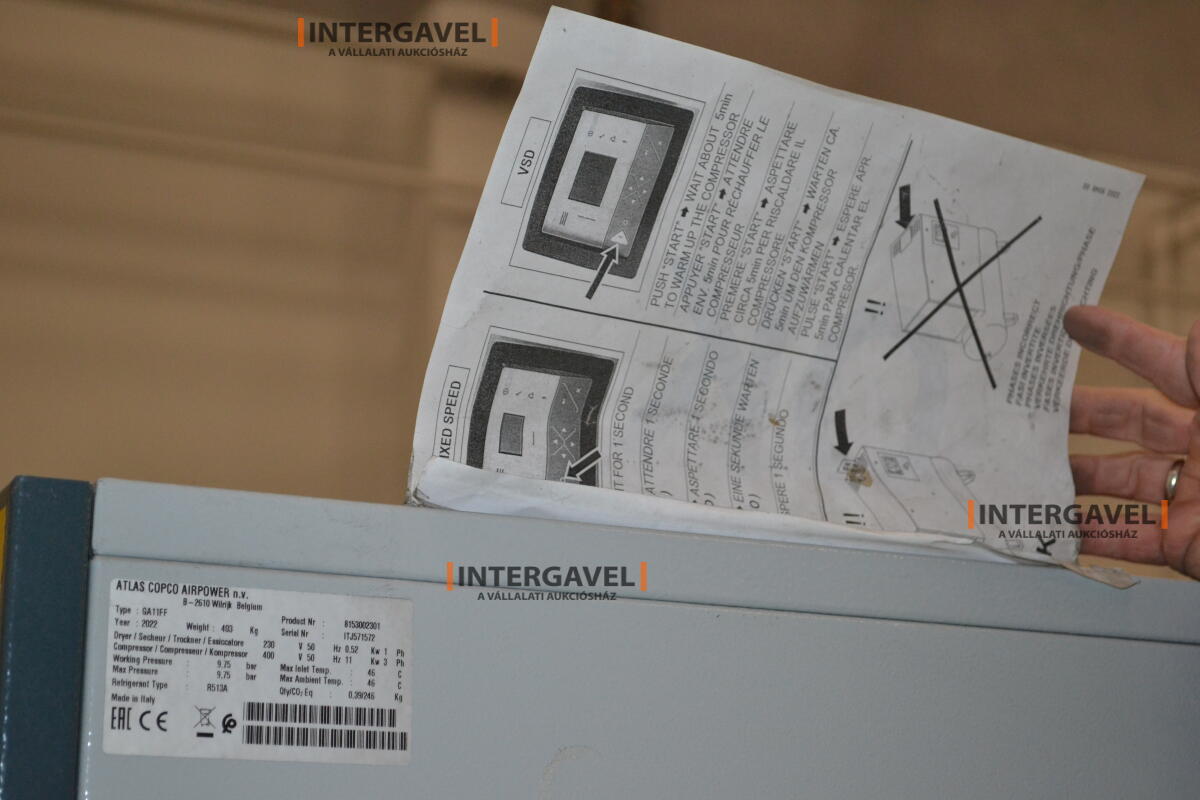Atlas Copco kompresszor 10
