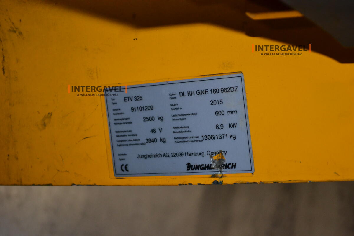 Jungheinrich targonca 9