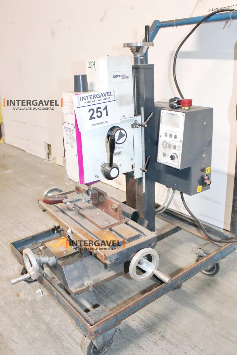 Fúró-marógép - Optimum, OPTI Mill MH 20V