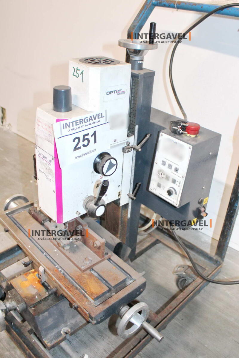 Fúró-marógép - Optimum, OPTI Mill MH 20V 14