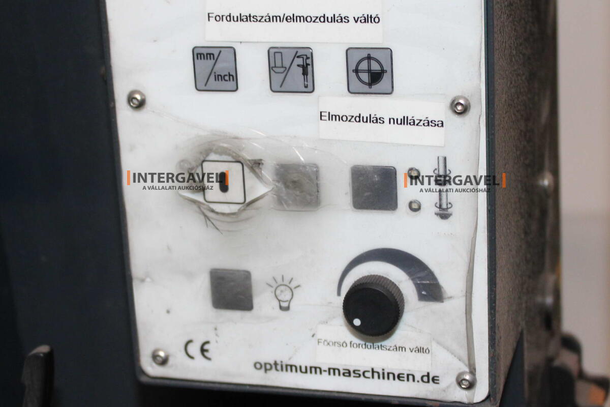 Fúró-marógép - Optimum, OPTI Mill MH 20V 15