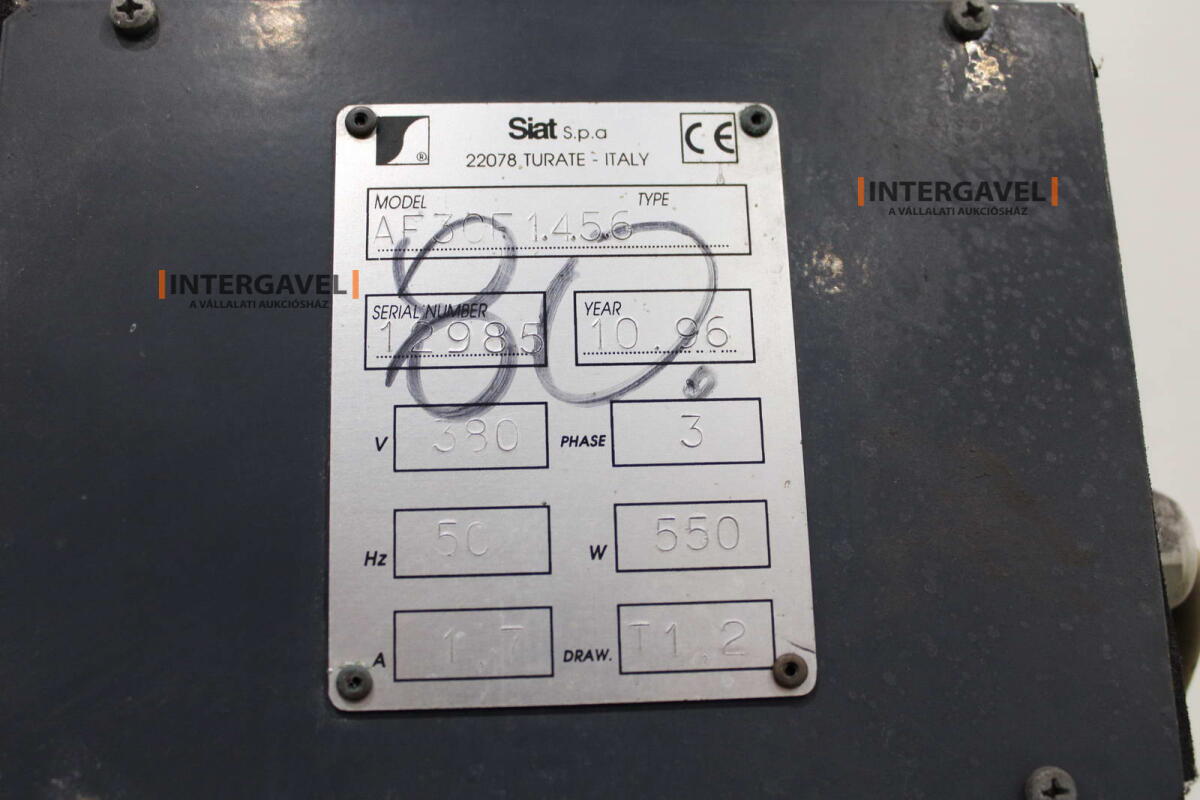 Raklapfóliázó - Siat, AF3CF.1,4.5.6 2