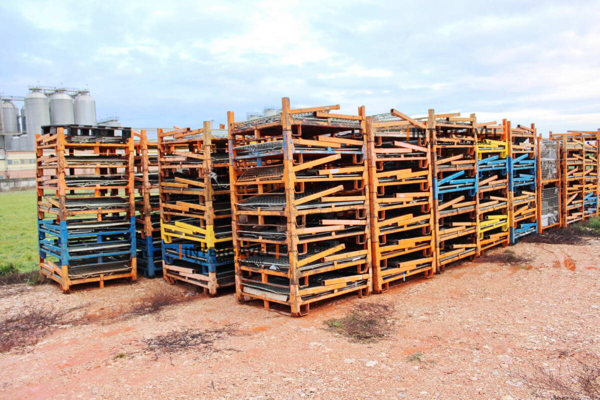 Rácsos konténer - összecsukható 24