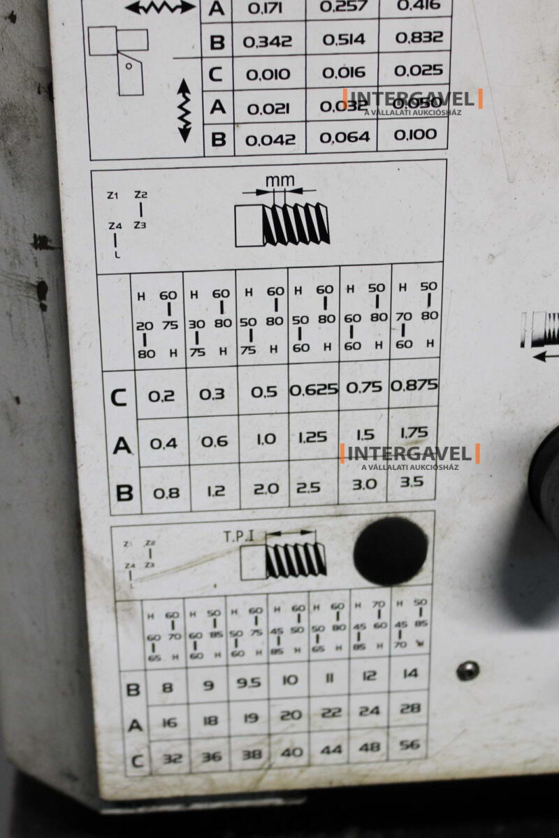 Eszterga - Optimum, TU 3008V 16