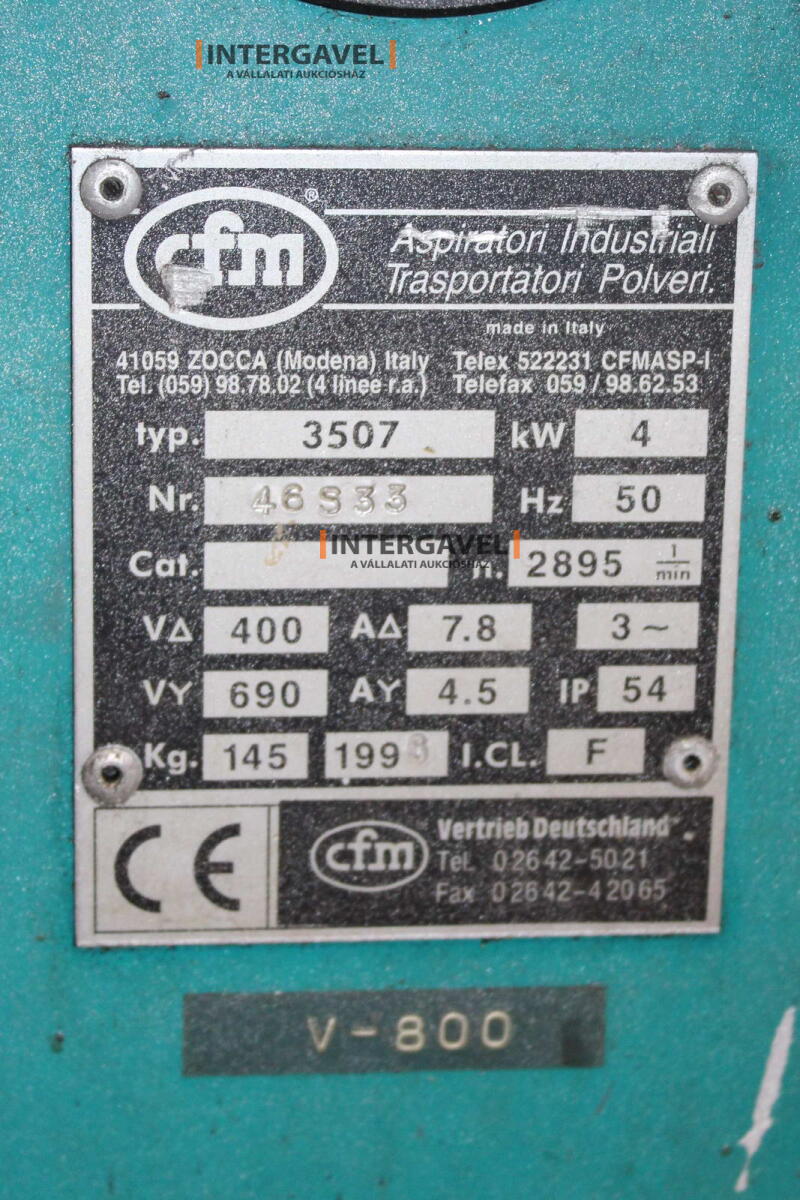 Elszívó - CFM, 3507 2