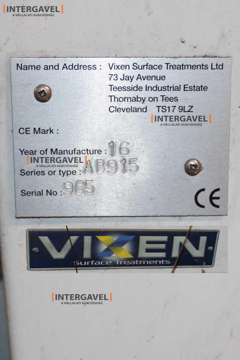 Szemcseszóró kabin - Viexen, AB 915 2