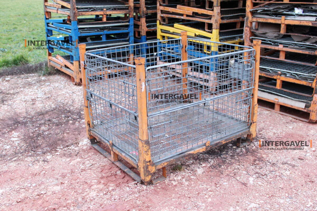 Rácsos konténer - összecsukható 2