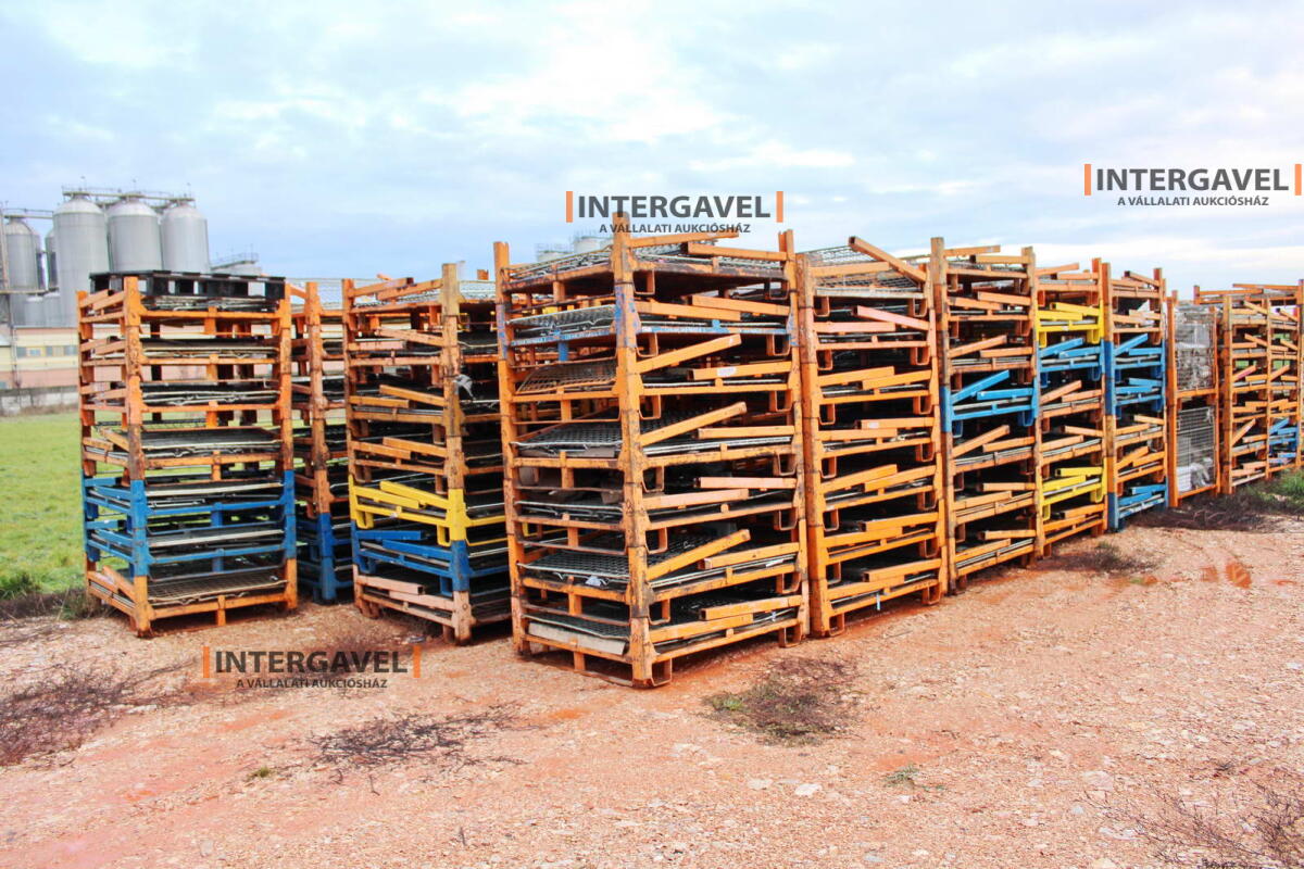 Rácsos konténer - összecsukható 24