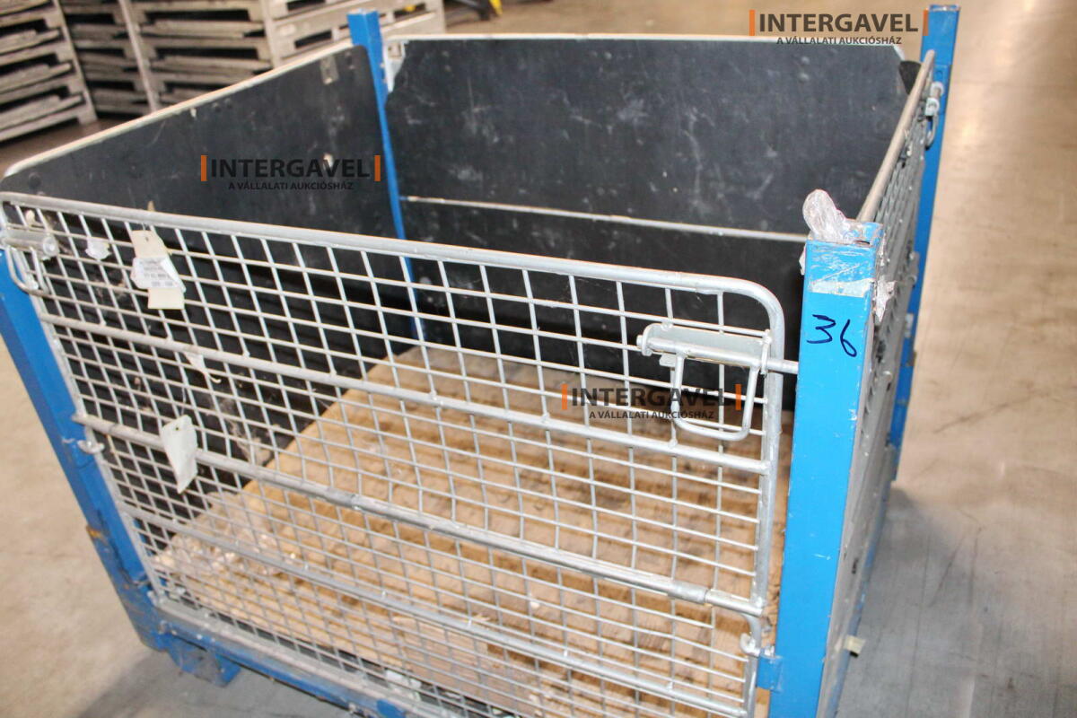 Rácsos konténer - összecsukható 8