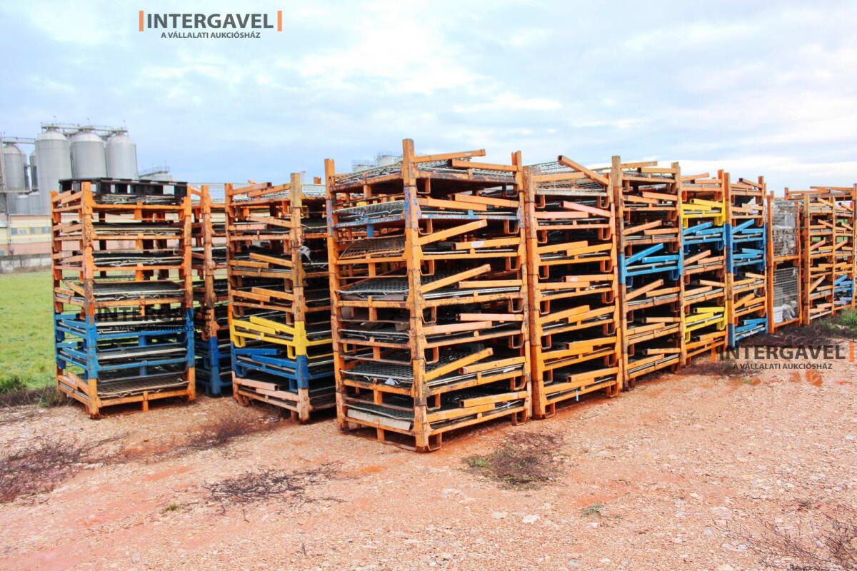 Rácsos konténer - összecsukható 24