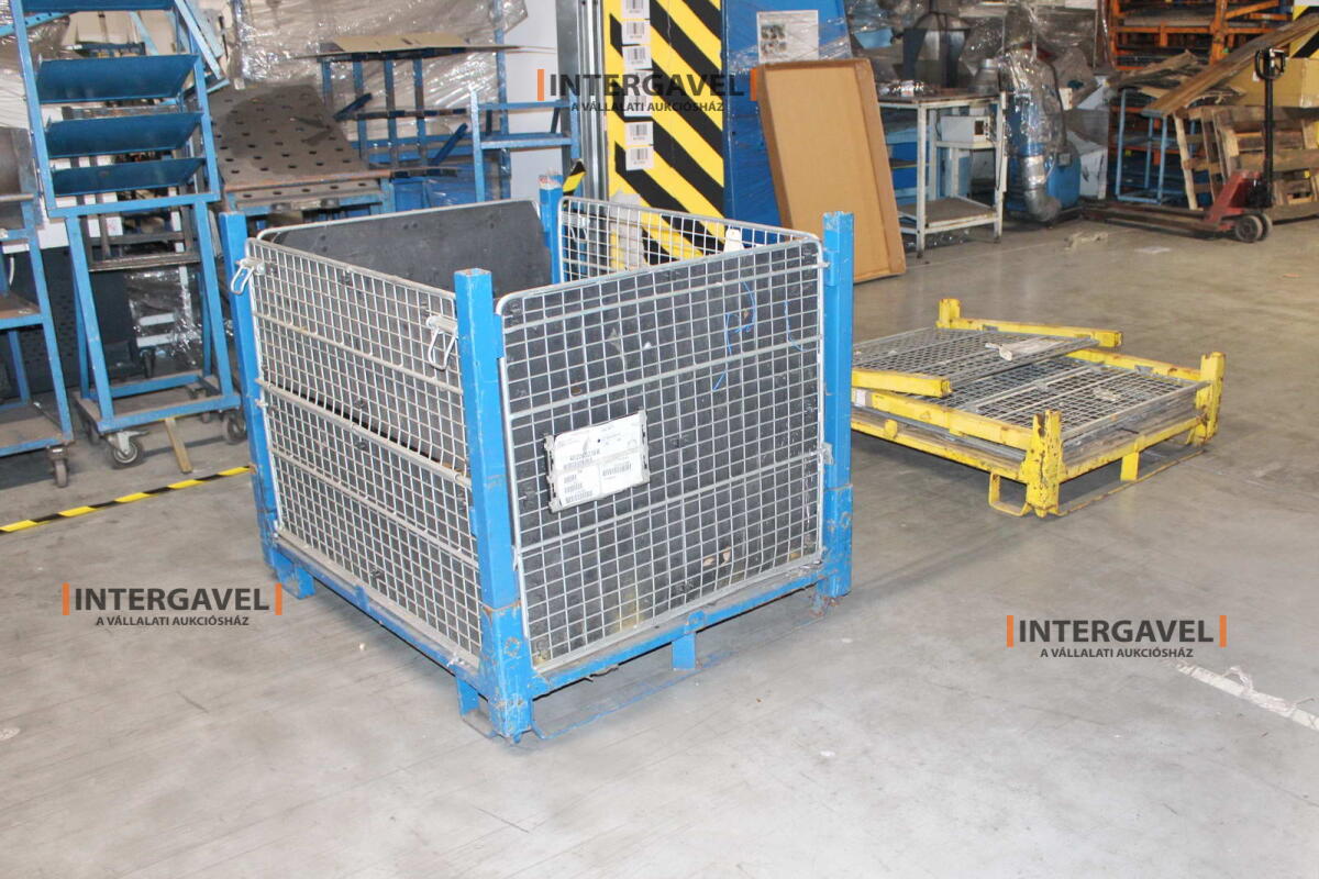 Rácsos konténer - összecsukható