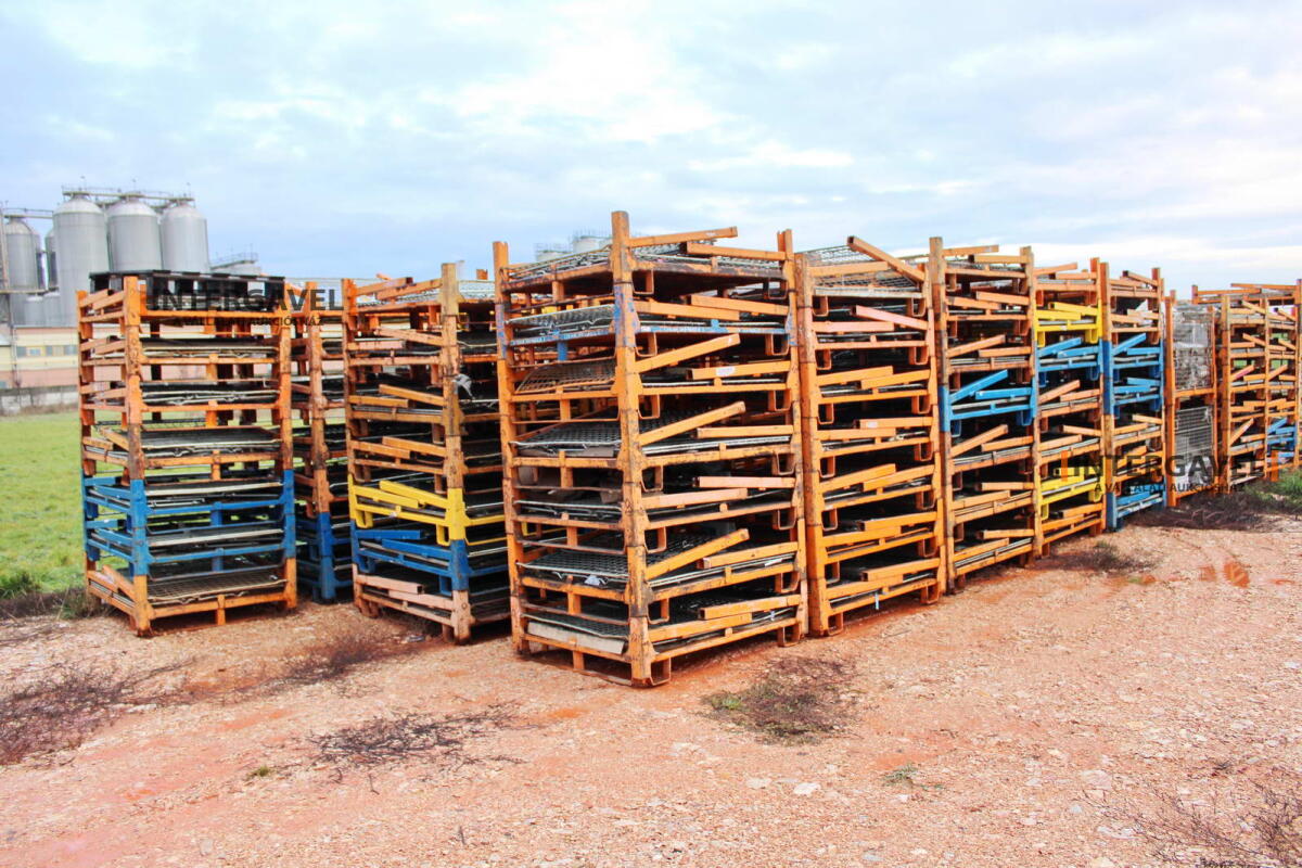 Rácsos konténer - összecsukható 24