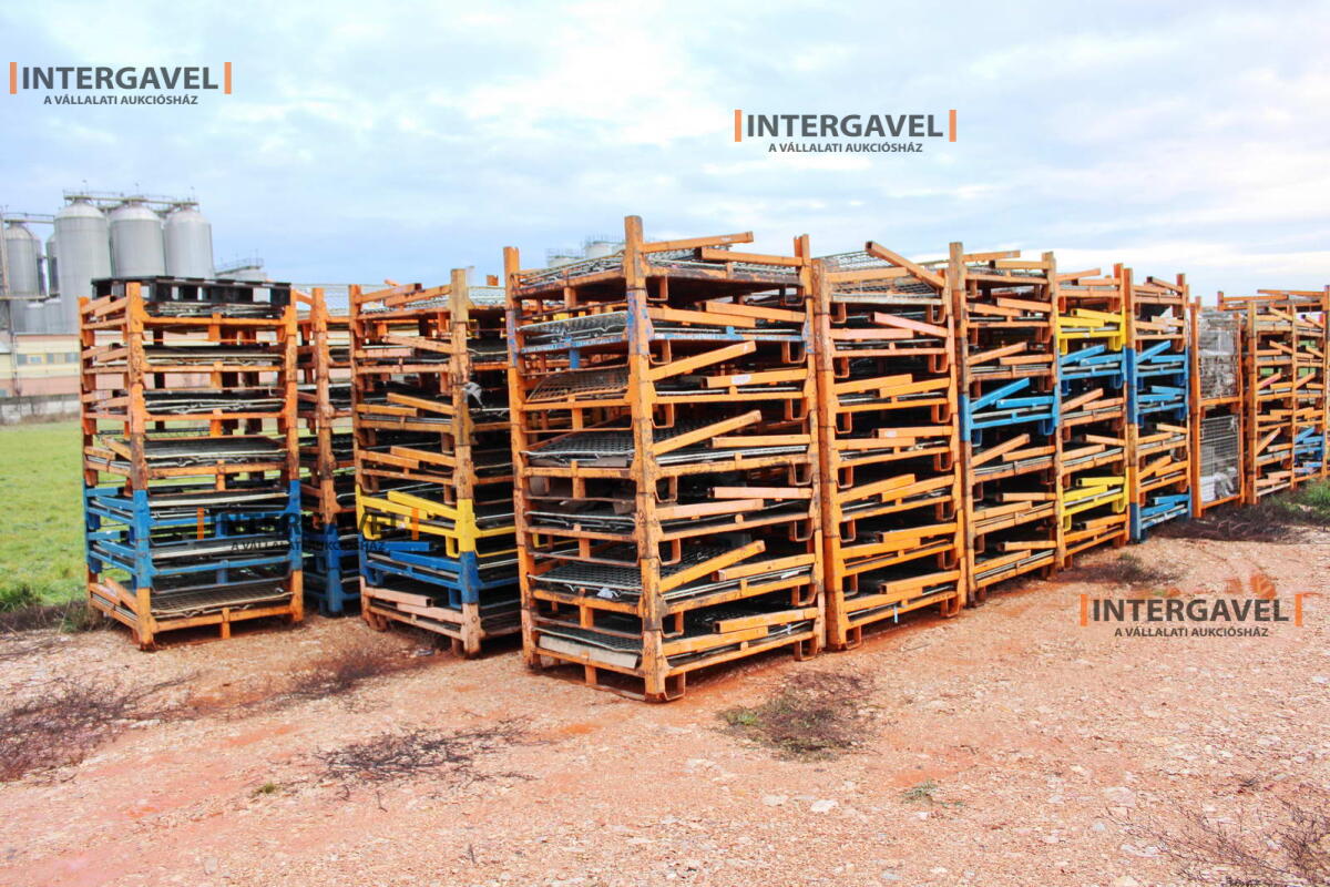 Rácsos konténer - összecsukható 24