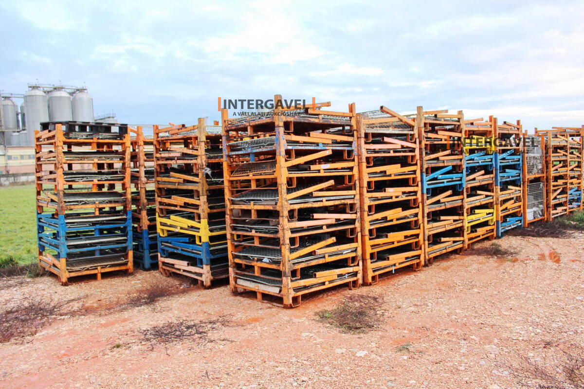 Rácsos konténer - összecsukható 24