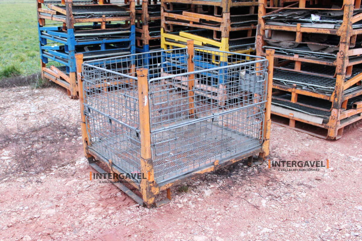 Rácsos konténer - összecsukható 27