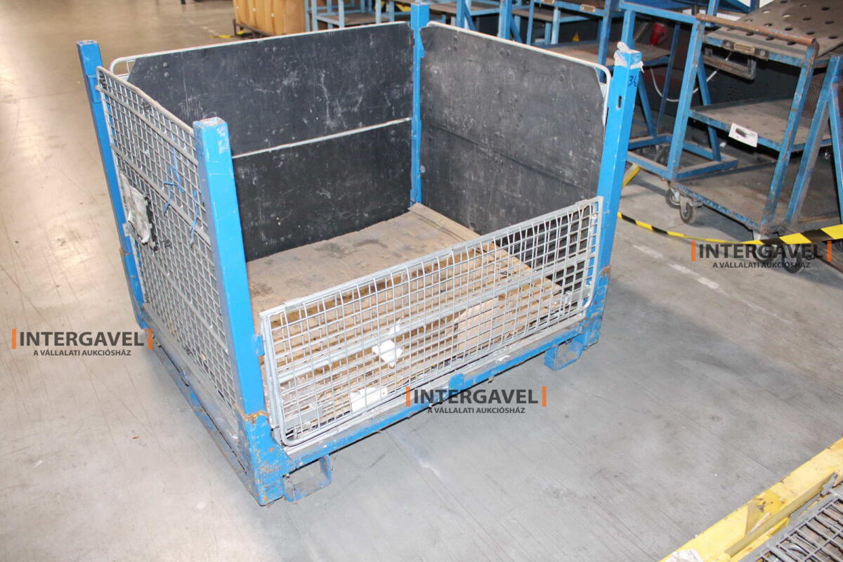 Rácsos konténer - összecsukható 4