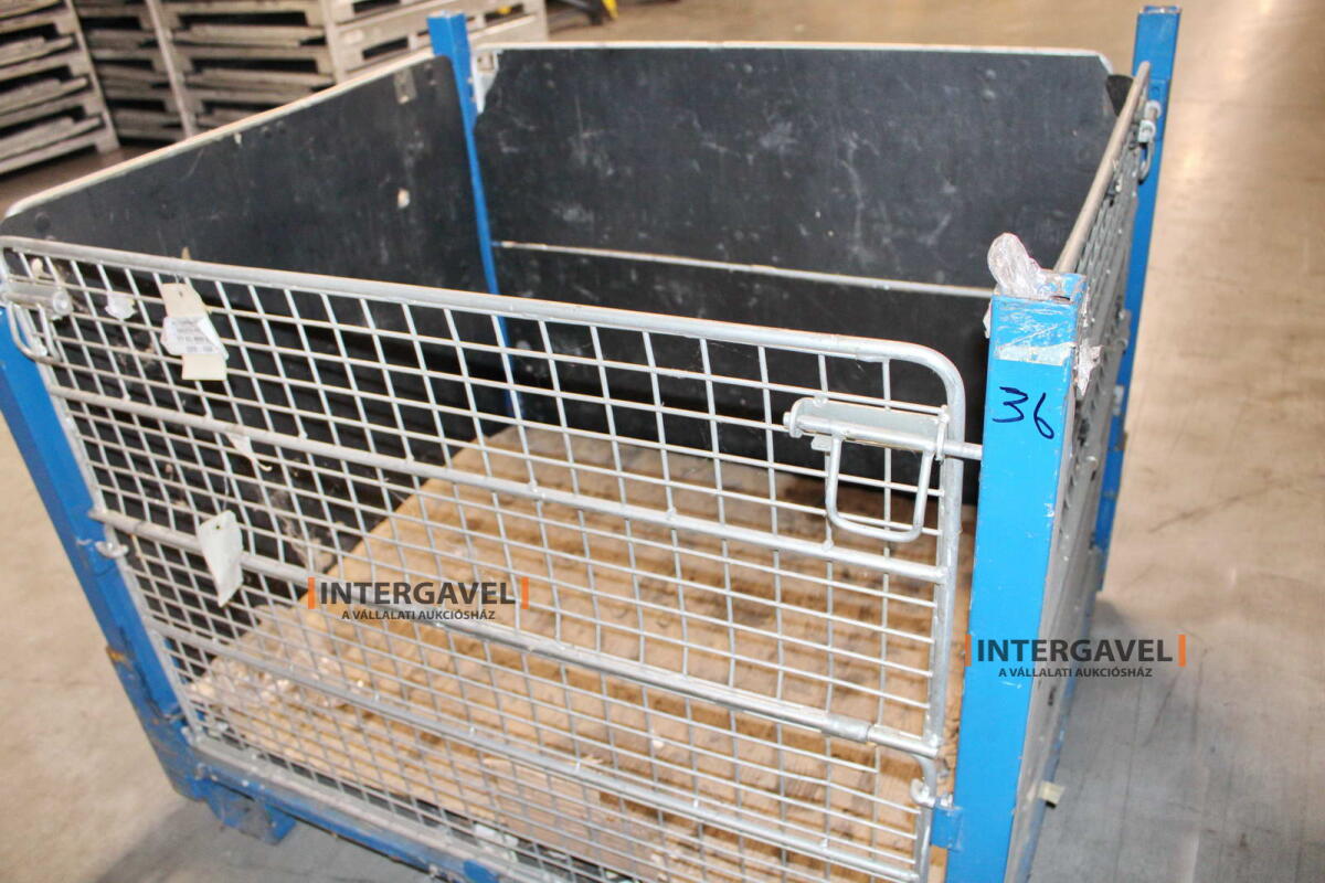 Rácsos konténer - összecsukható 8