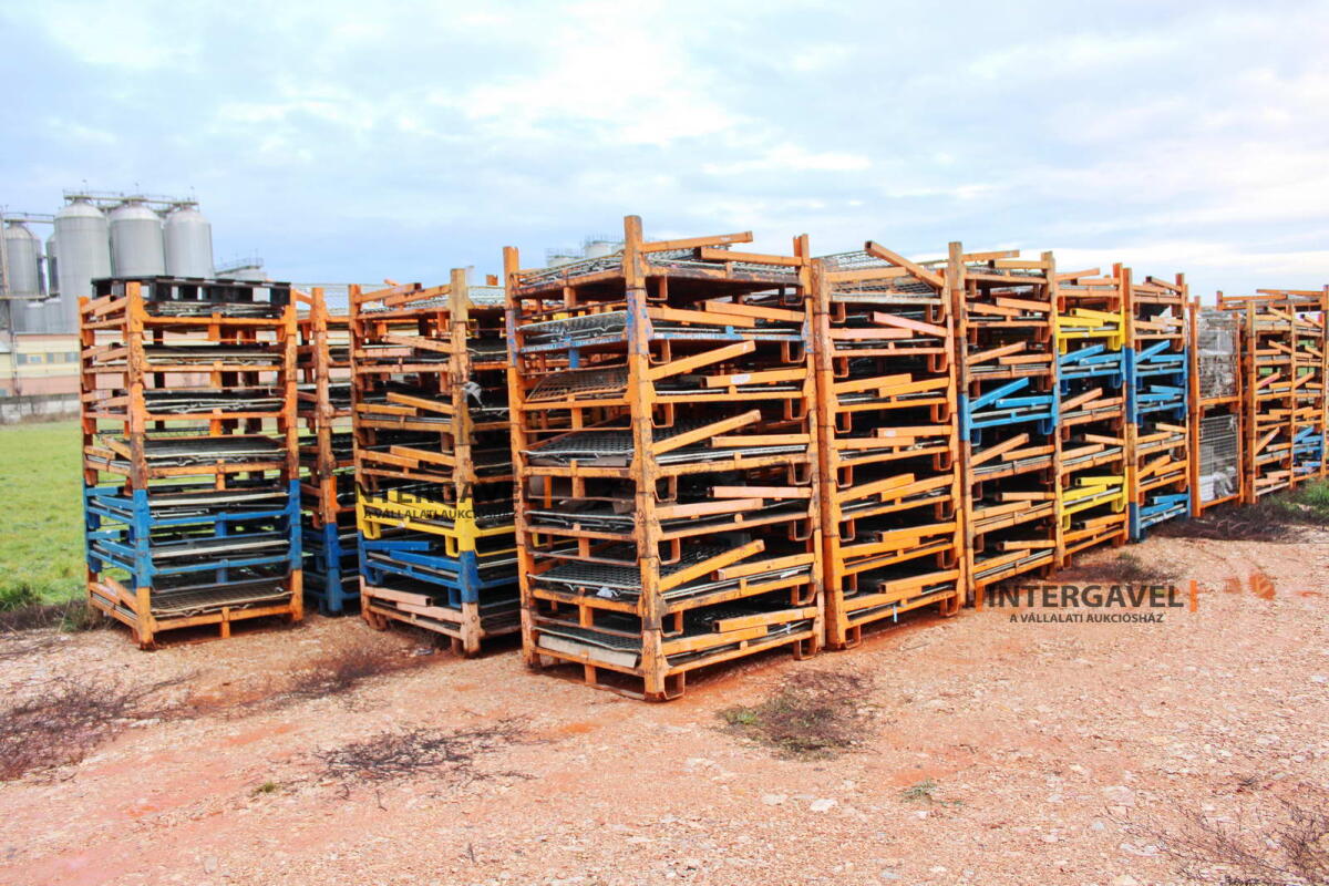 Rácsos konténer - összecsukható 24