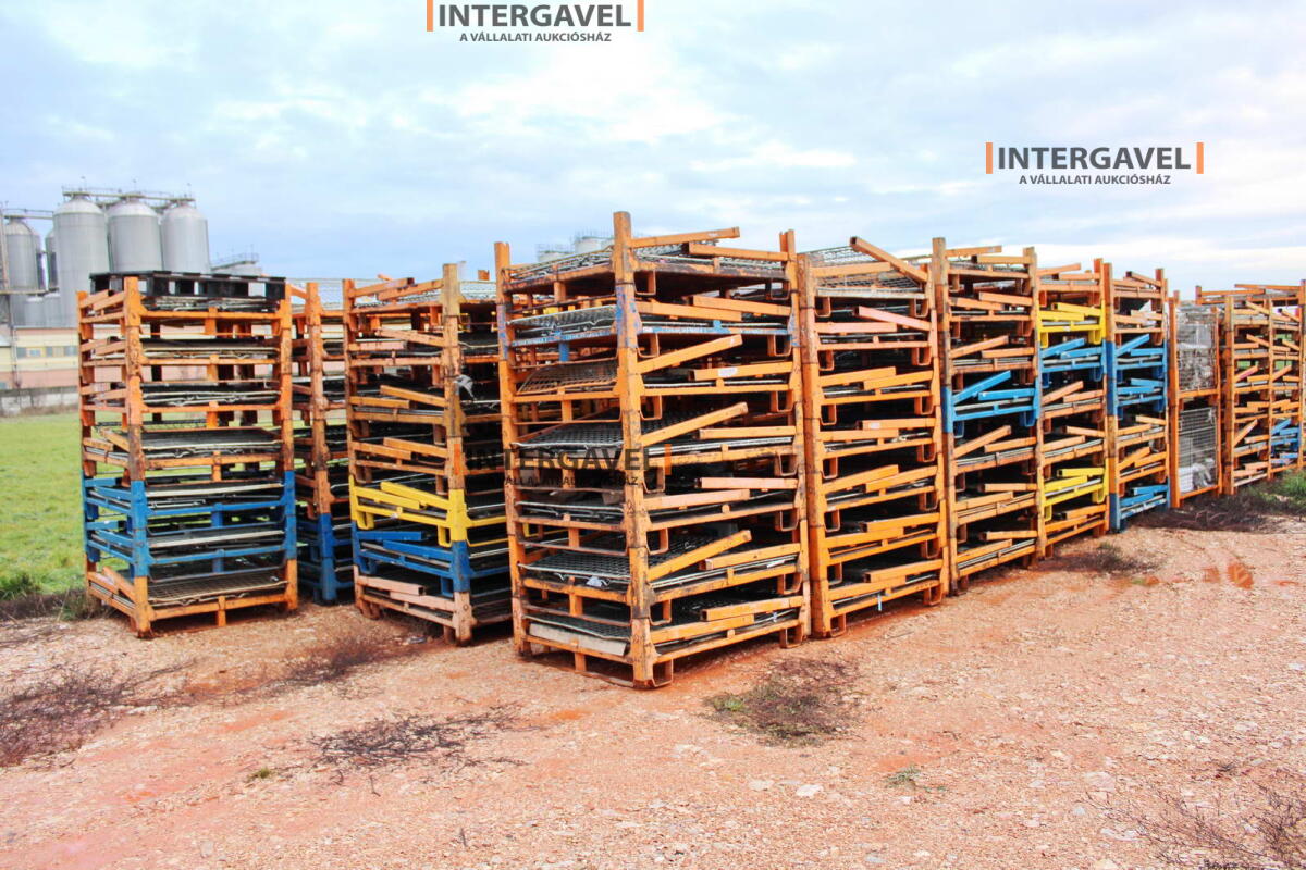 Rácsos konténer - összecsukható 24