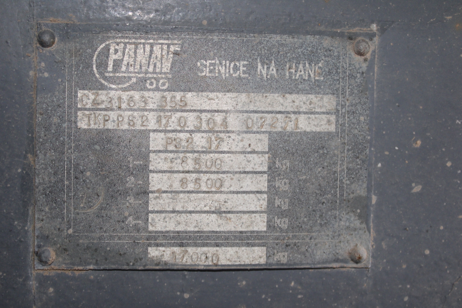 Pótkocsi - Panav 28