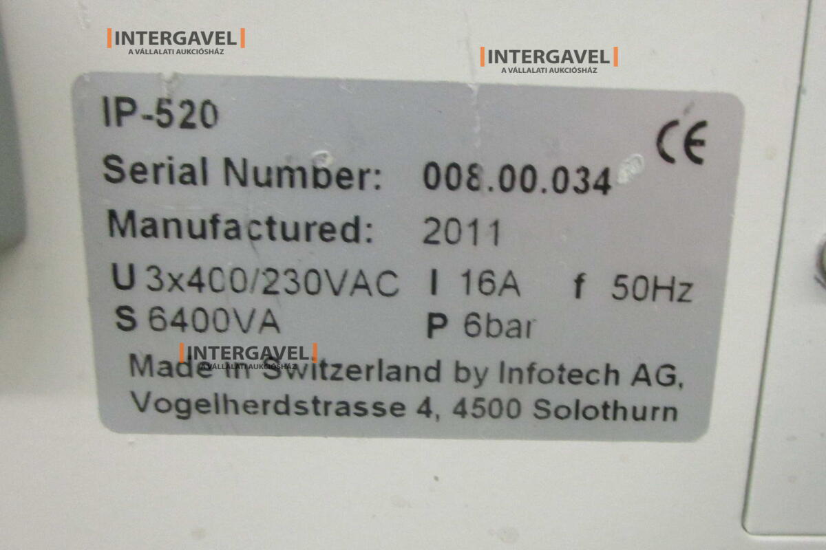 Ragasztó munkahely - Infotech, IP-520 2