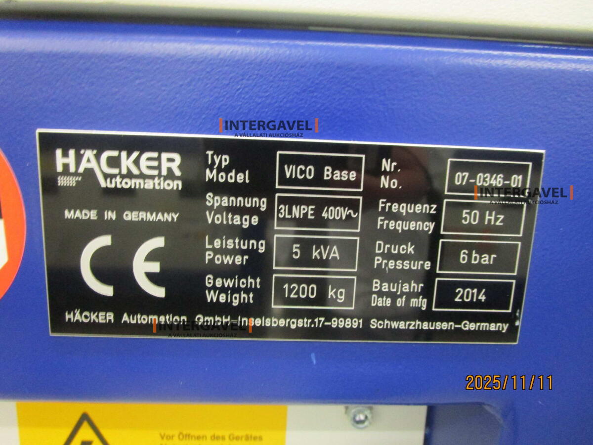 Gélező munkahely - Häcker, Vico Base 2