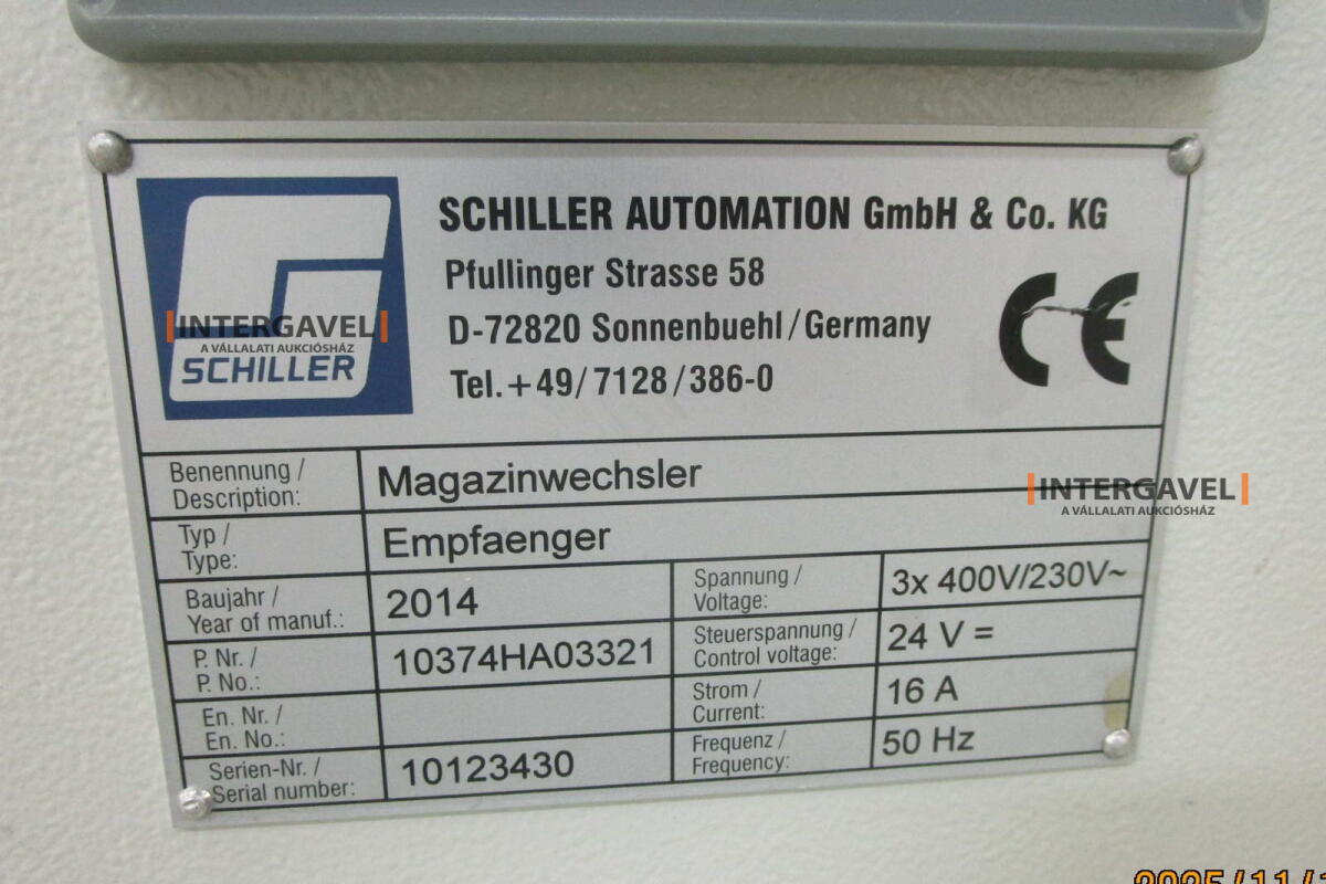 Tárazó - Schiller Automation GmbH 2