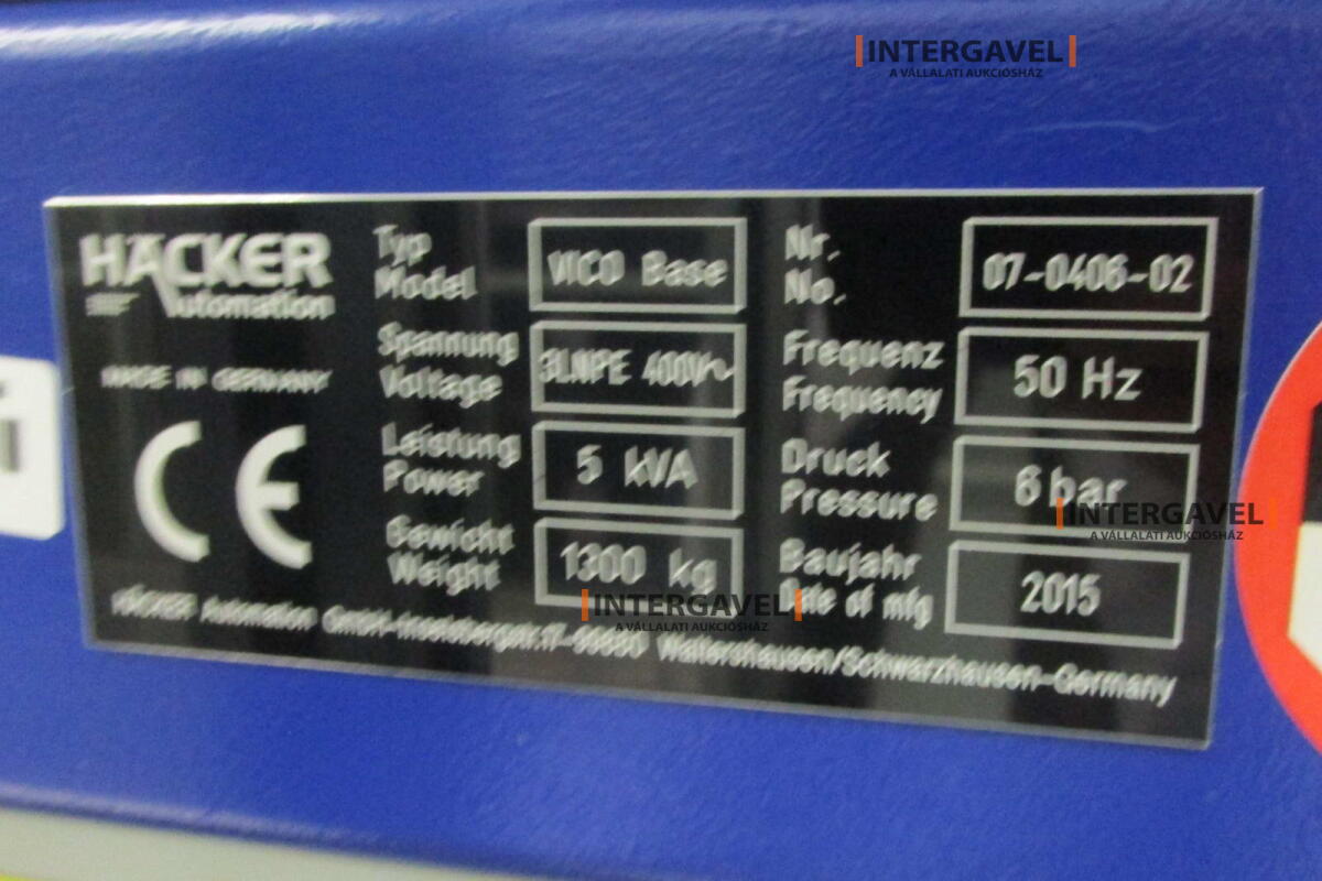 Gélező munkahely - Häcker, Vico Base 2