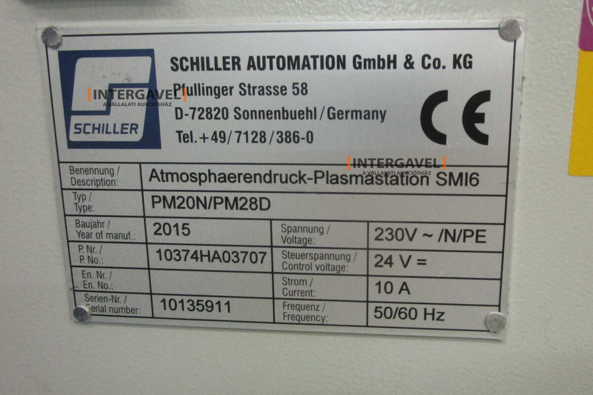 Plazmatisztító - Schiller Automation GmbH 2