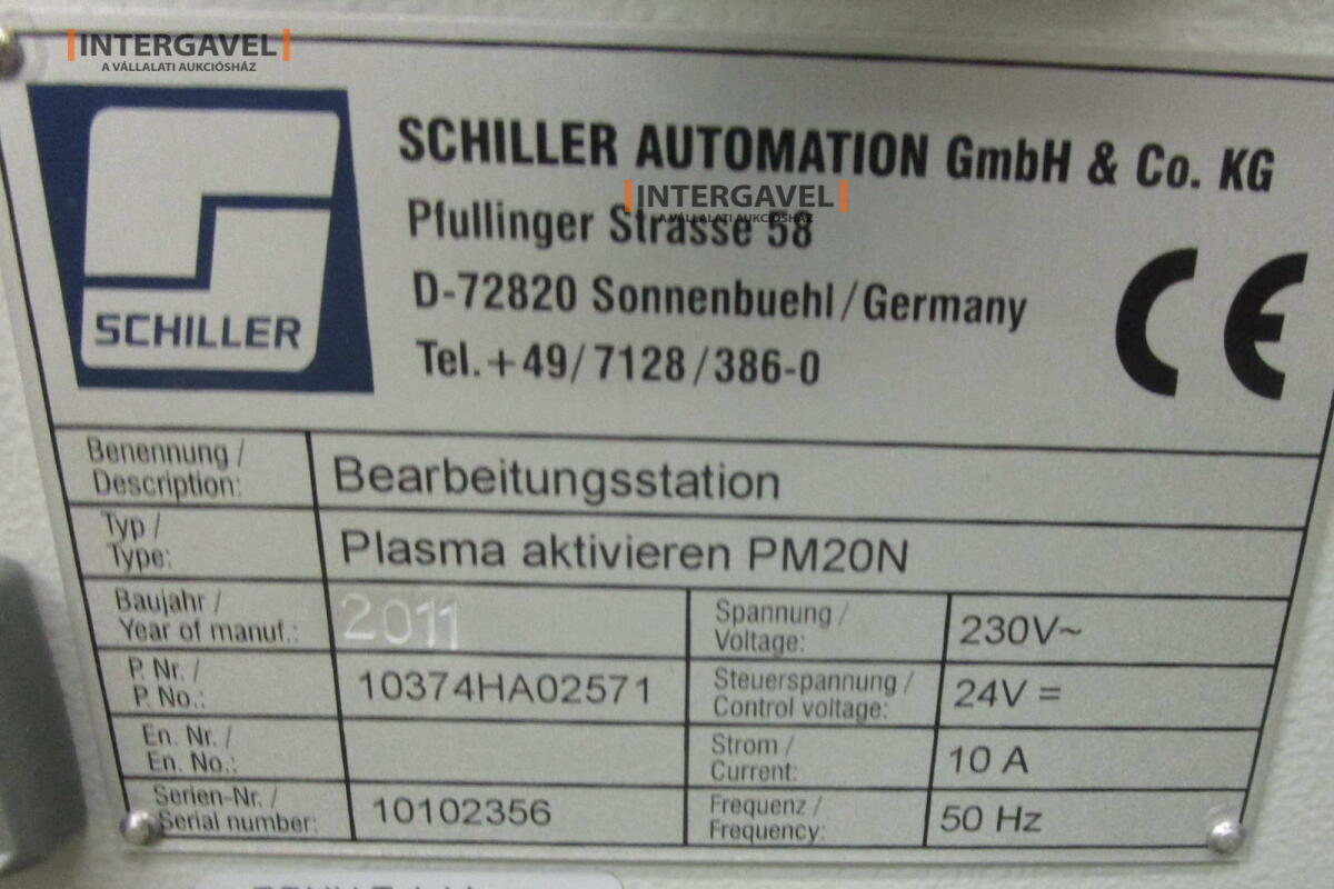 Plazmatisztító - Schiller Automation GmbH 2