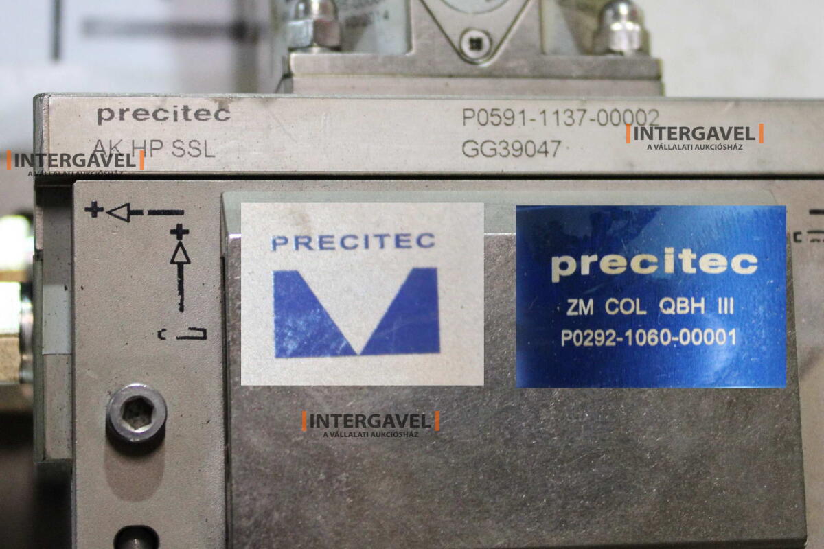 Lézer fejegység - Precitec, AK HP SSL, ZM COL QBH III 2