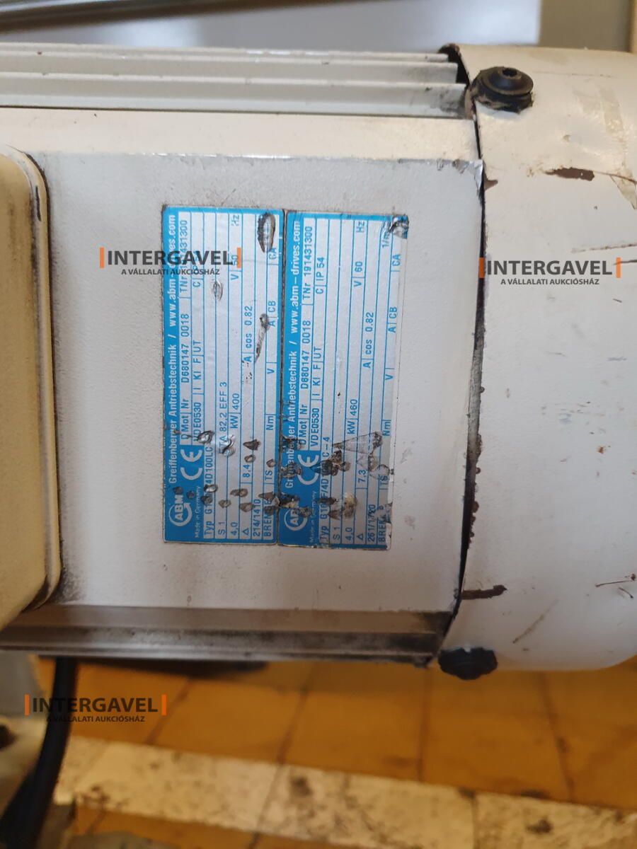 Wanner C17.31 sv (2004) műanyag daráló 4 kW-os motorral 3