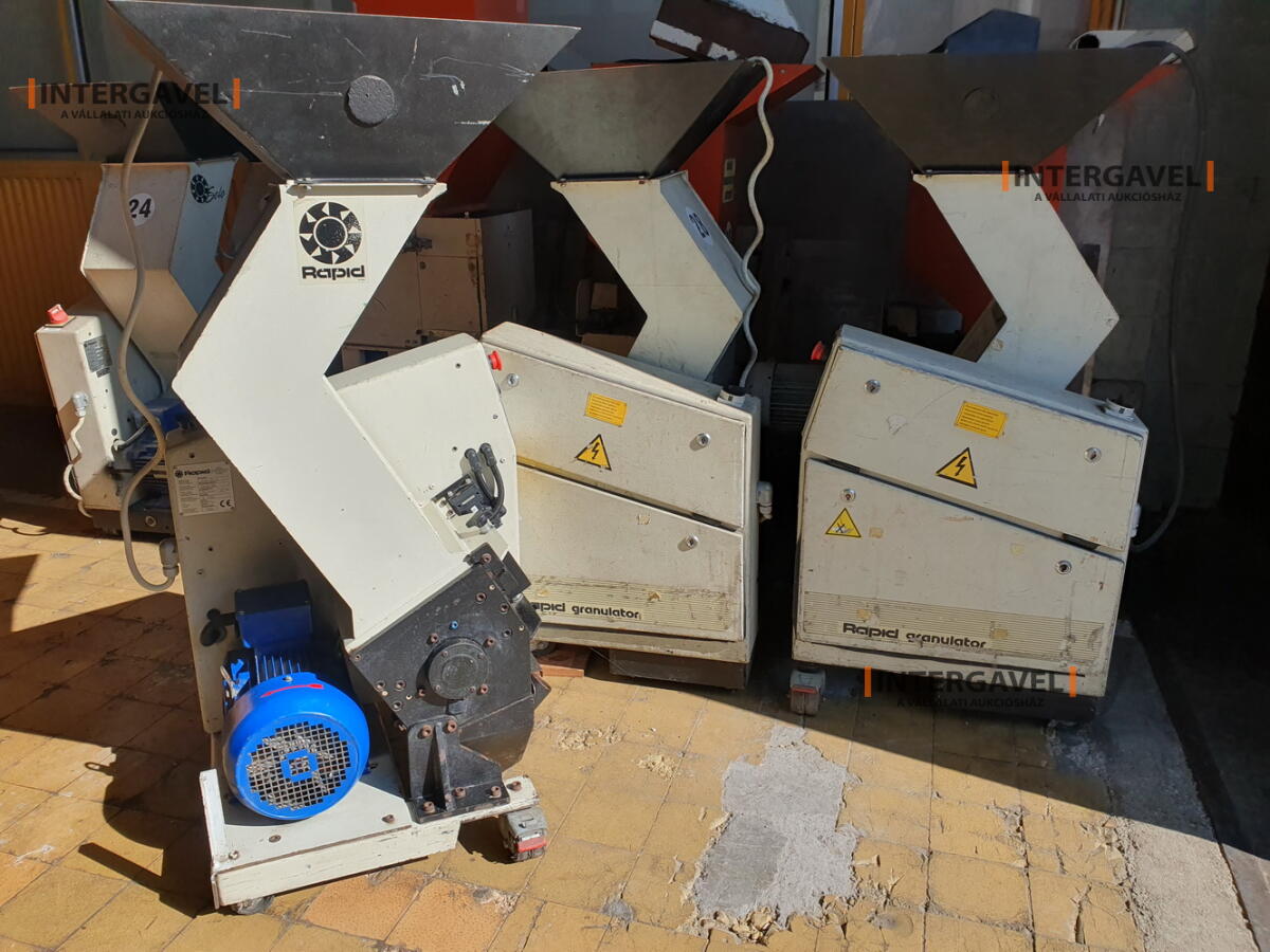 Rapid 1528 (2005) műanyag daráló 2,2 kW-os motorral 1