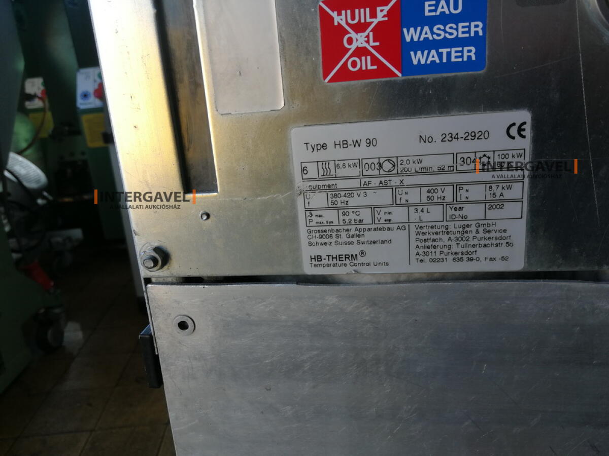 HB-Therm HB-W90 temperáló 90 C-ig 4