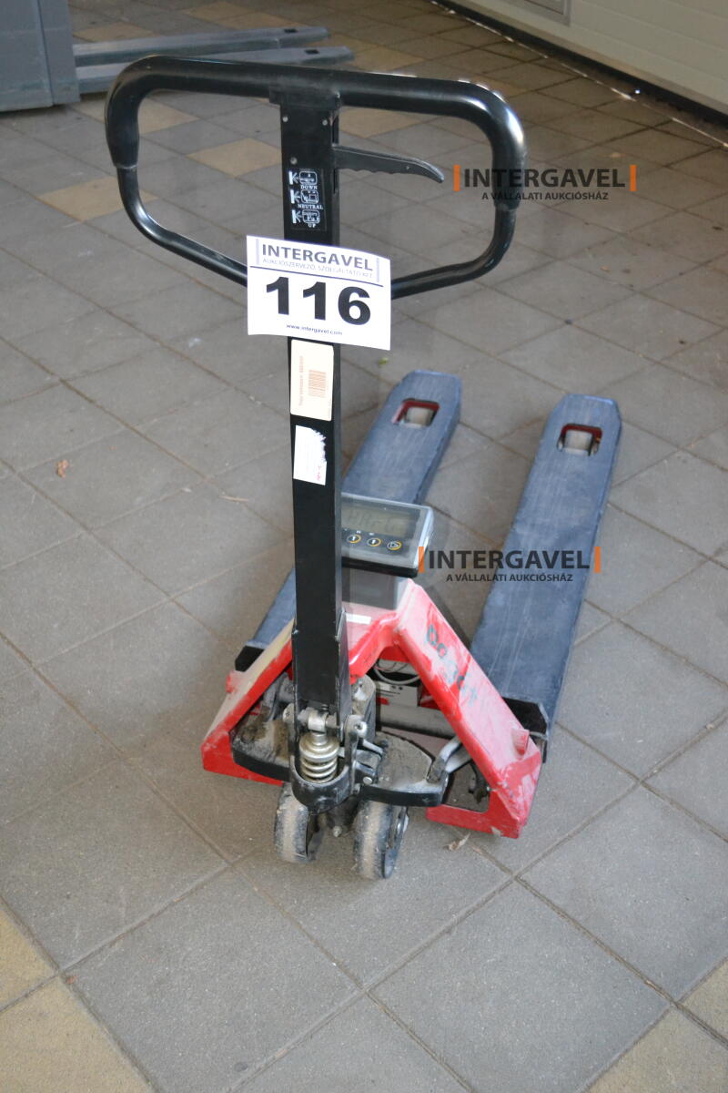 Kézi raklapemelő mérleggel 2