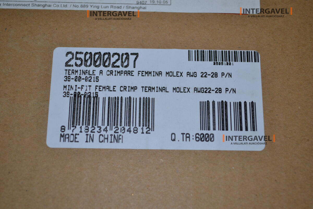 Mini-Fit női krimpelt érintkező 2