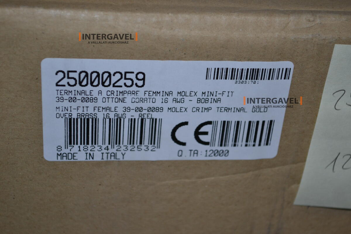 Molex Mini-Fit krimpelhető női érintkező 4