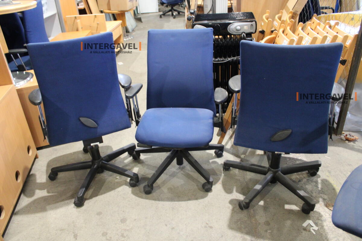 Irodai görgős szék (Comforto-kék) 5
