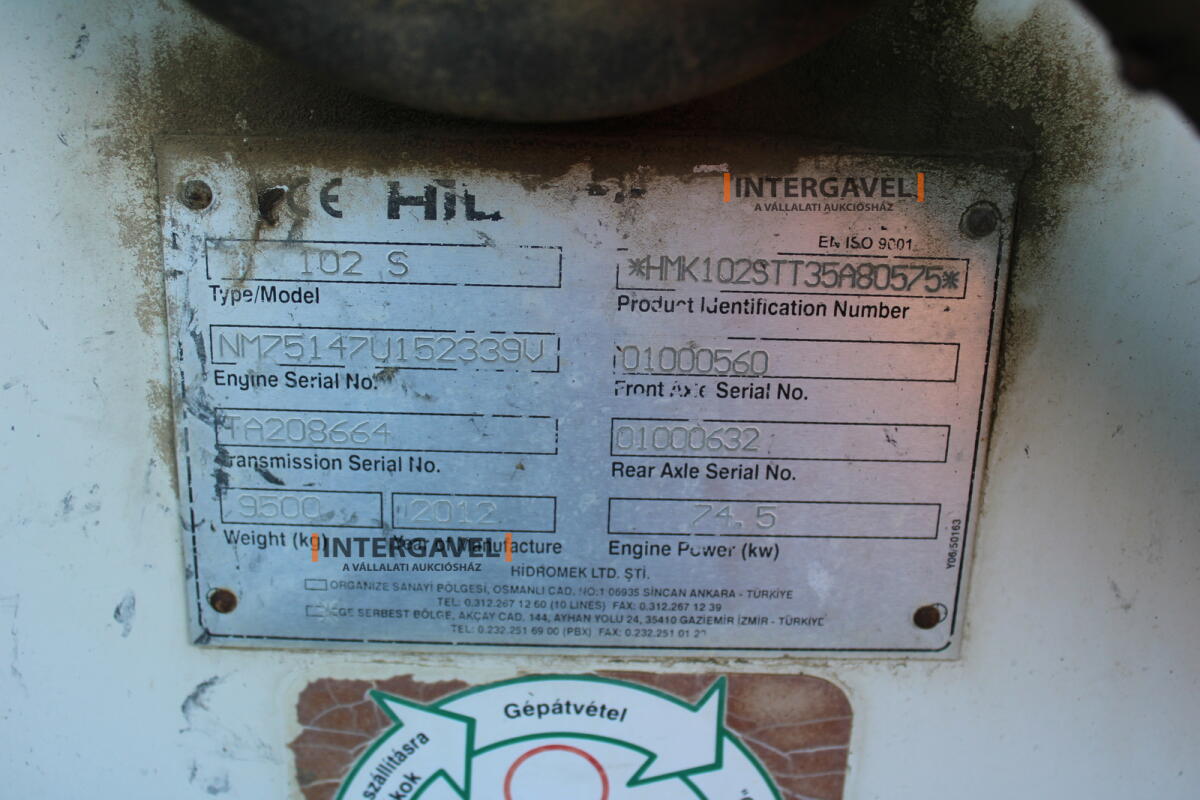 Hátsó árokásó - Hydromek 5