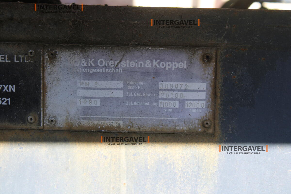 Gumikerekes forgó kotró - O&K 5